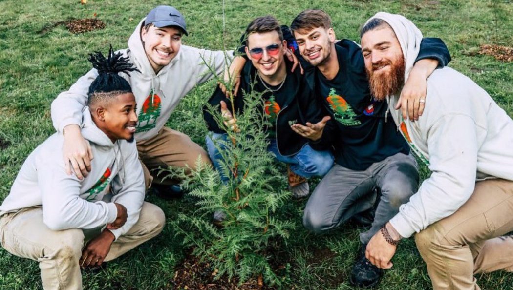 YouTube star "MrBeast", #TeamTrees & Arbor Day Foundation beat their goal of raising $20 million to plant 20 trees by year end